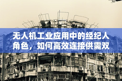 无人机工业应用中的经纪人角色，如何高效连接供需双方？