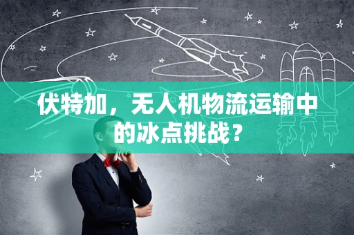 伏特加，无人机物流运输中的冰点挑战？