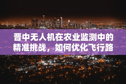 晋中无人机在农业监测中的精准挑战，如何优化飞行路径以提升监测效率？