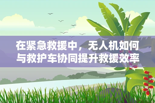 在紧急救援中，无人机如何与救护车协同提升救援效率？