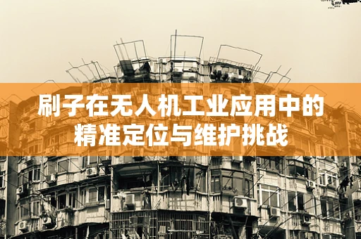 刷子在无人机工业应用中的精准定位与维护挑战