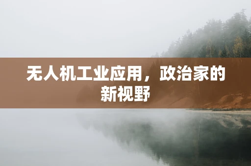 无人机工业应用，政治家的新视野