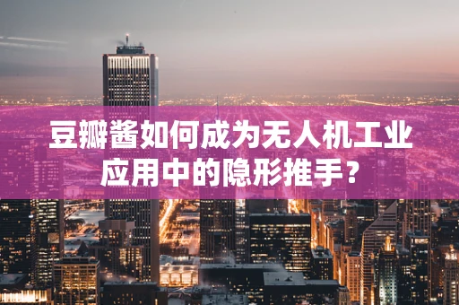 豆瓣酱如何成为无人机工业应用中的隐形推手？