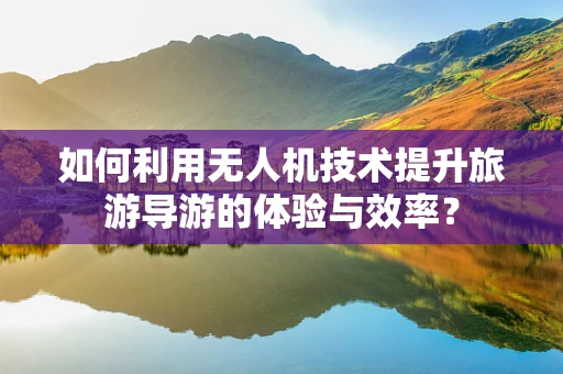 如何利用无人机技术提升旅游导游的体验与效率？