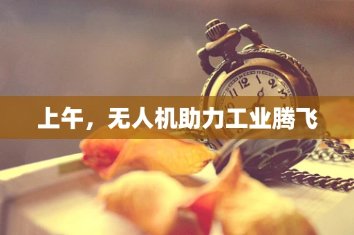 上午，无人机助力工业腾飞