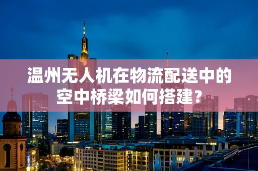温州无人机在物流配送中的空中桥梁如何搭建？