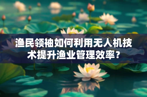 渔民领袖如何利用无人机技术提升渔业管理效率？