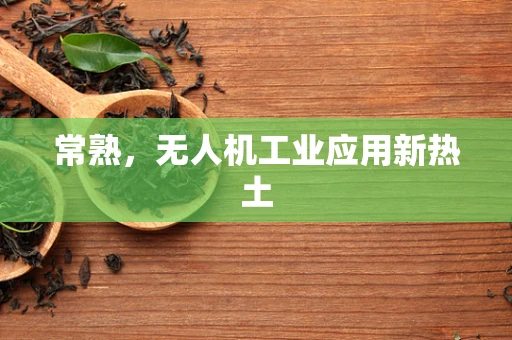 常熟，无人机工业应用新热土