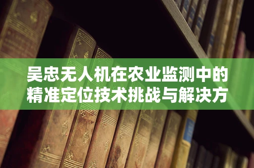 吴忠无人机在农业监测中的精准定位技术挑战与解决方案