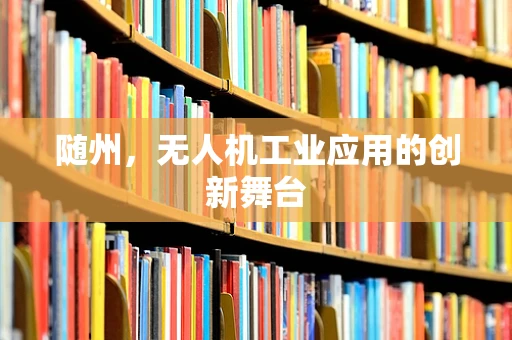 随州，无人机工业应用的创新舞台