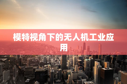 模特视角下的无人机工业应用