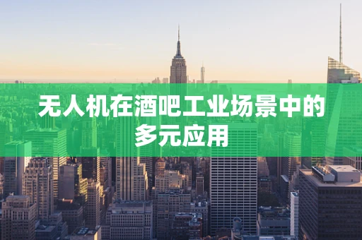 无人机在酒吧工业场景中的多元应用