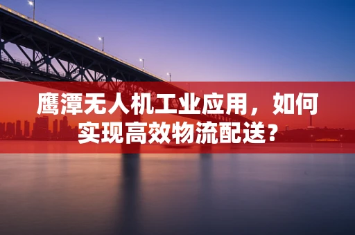 鹰潭无人机工业应用，如何实现高效物流配送？
