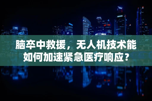 脑卒中救援，无人机技术能如何加速紧急医疗响应？
