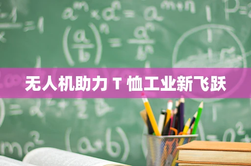 无人机助力 T 恤工业新飞跃