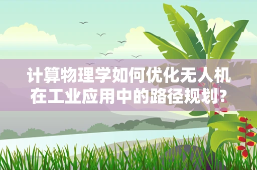 计算物理学如何优化无人机在工业应用中的路径规划？