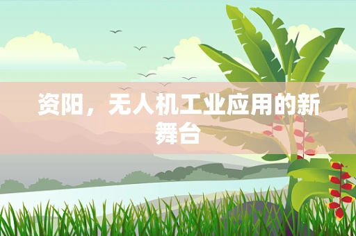 资阳，无人机工业应用的新舞台
