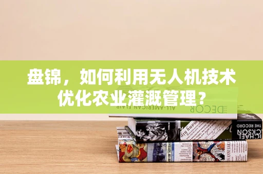 盘锦，如何利用无人机技术优化农业灌溉管理？