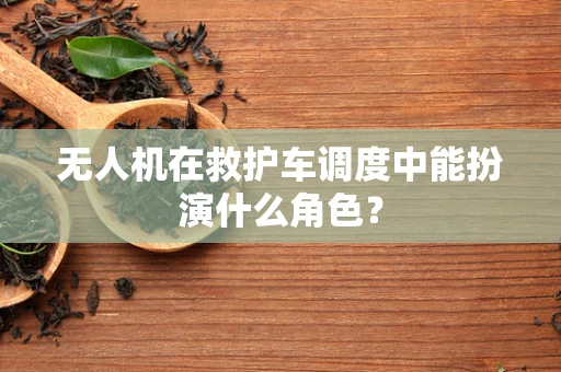 无人机在救护车调度中能扮演什么角色？