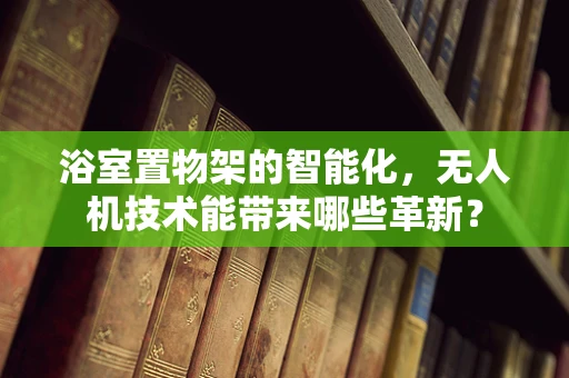 浴室置物架的智能化，无人机技术能带来哪些革新？
