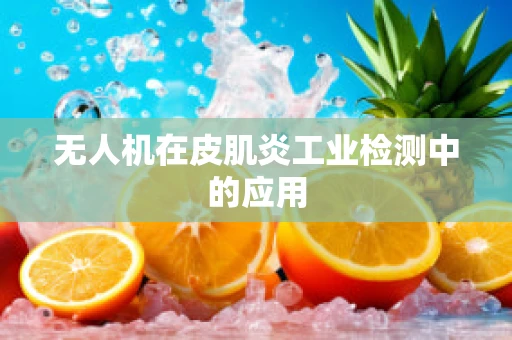 无人机在皮肌炎工业检测中的应用