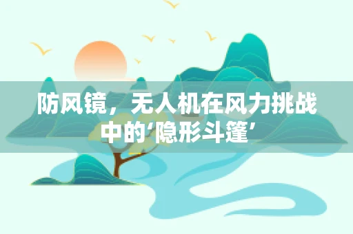 防风镜，无人机在风力挑战中的‘隐形斗篷’