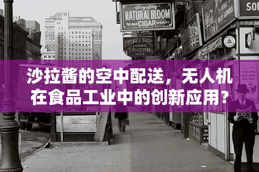 沙拉酱的空中配送，无人机在食品工业中的创新应用？