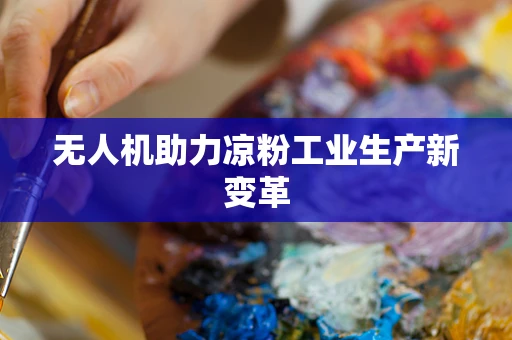 无人机助力凉粉工业生产新变革