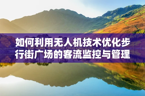 如何利用无人机技术优化步行街广场的客流监控与管理？