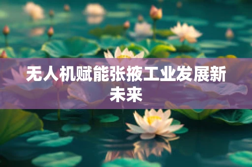 无人机赋能张掖工业发展新未来