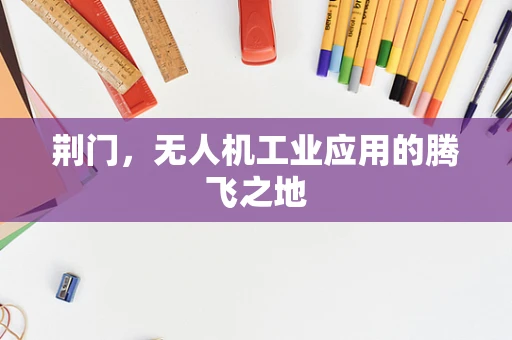 荆门，无人机工业应用的腾飞之地