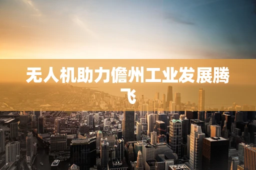 无人机助力儋州工业发展腾飞