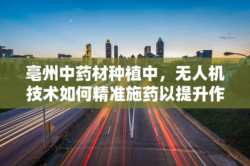 亳州中药材种植中，无人机技术如何精准施药以提升作物产量与质量？
