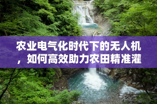 农业电气化时代下的无人机，如何高效助力农田精准灌溉？