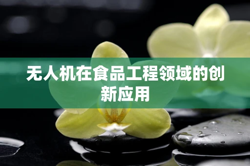无人机在食品工程领域的创新应用