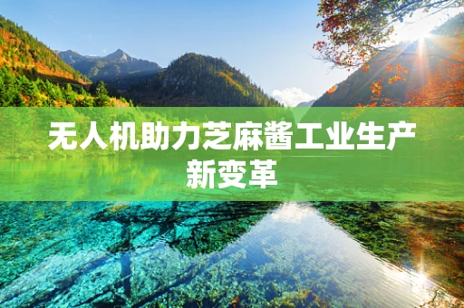 无人机助力芝麻酱工业生产新变革