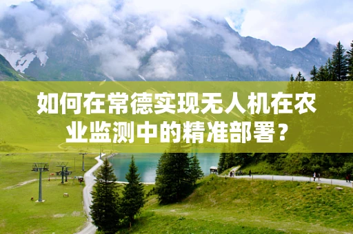如何在常德实现无人机在农业监测中的精准部署？