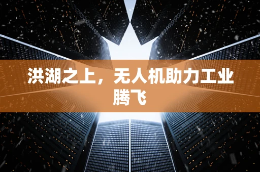 洪湖之上，无人机助力工业腾飞