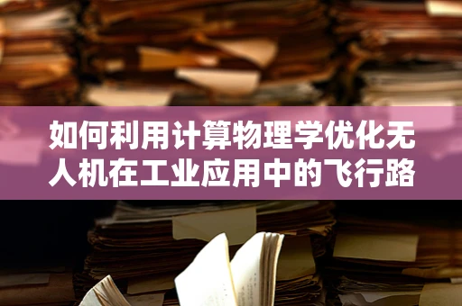 如何利用计算物理学优化无人机在工业应用中的飞行路径？