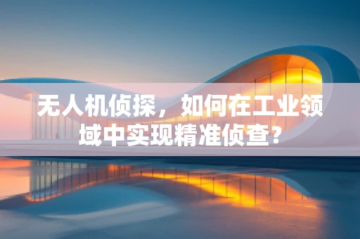 无人机侦探，如何在工业领域中实现精准侦查？