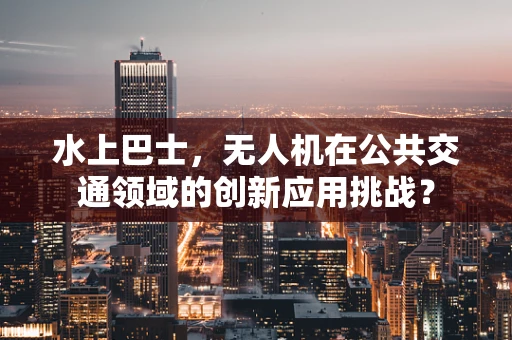 水上巴士，无人机在公共交通领域的创新应用挑战？