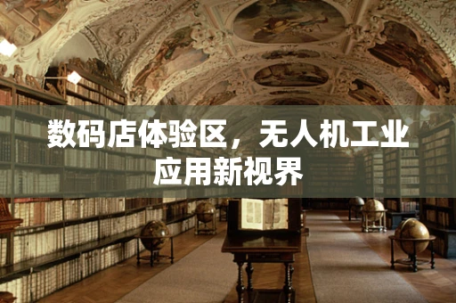 数码店体验区，无人机工业应用新视界