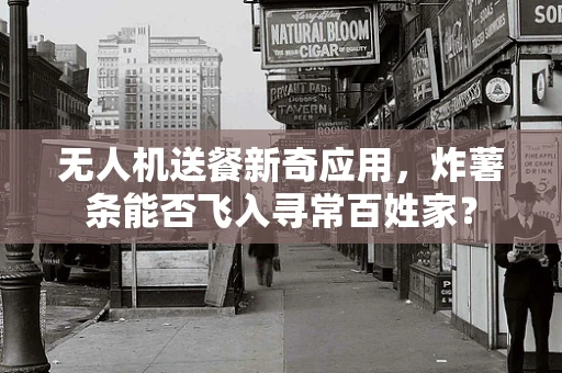 无人机送餐新奇应用，炸薯条能否飞入寻常百姓家？