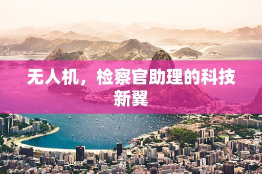 无人机，检察官助理的科技新翼