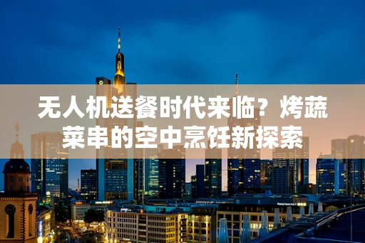 无人机送餐时代来临？烤蔬菜串的空中烹饪新探索