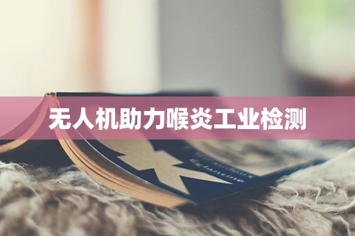 无人机助力喉炎工业检测