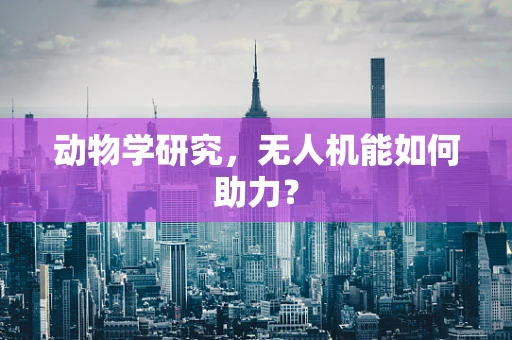 动物学研究，无人机能如何助力？