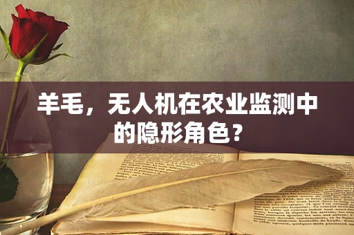 羊毛，无人机在农业监测中的隐形角色？