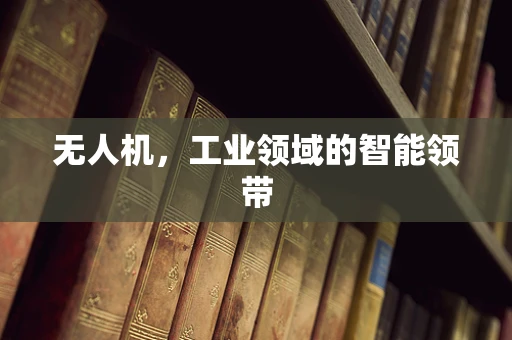 无人机，工业领域的智能领带