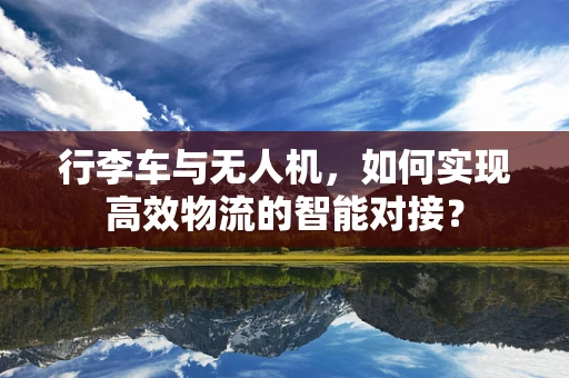 行李车与无人机，如何实现高效物流的智能对接？